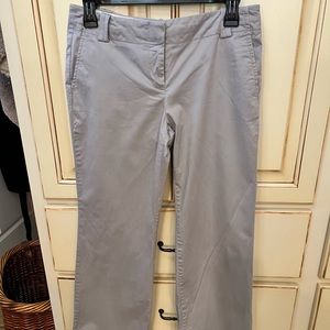 Loft Marissa Pant. Size 4P. Gray. Straight leg